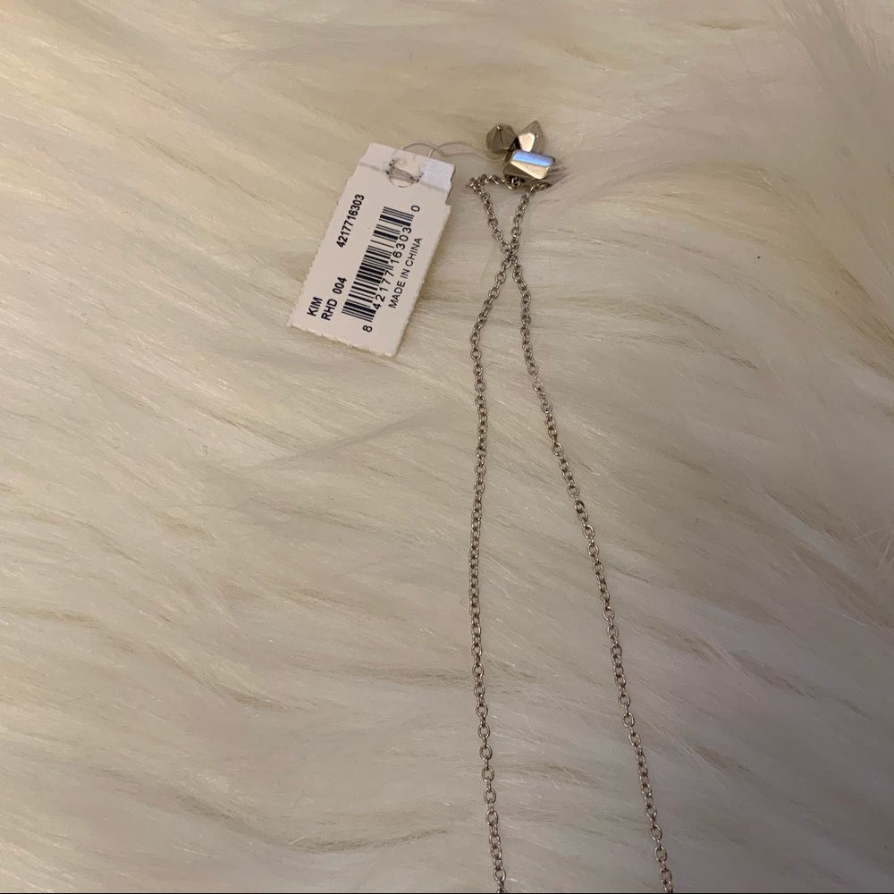 Kendra Scott Kim Silver Necklace - NWT - Picture 6 of 8